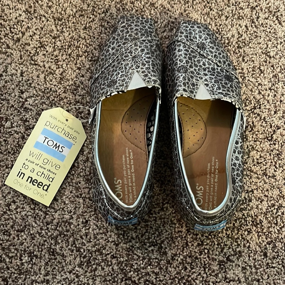 Silver Tom Flats